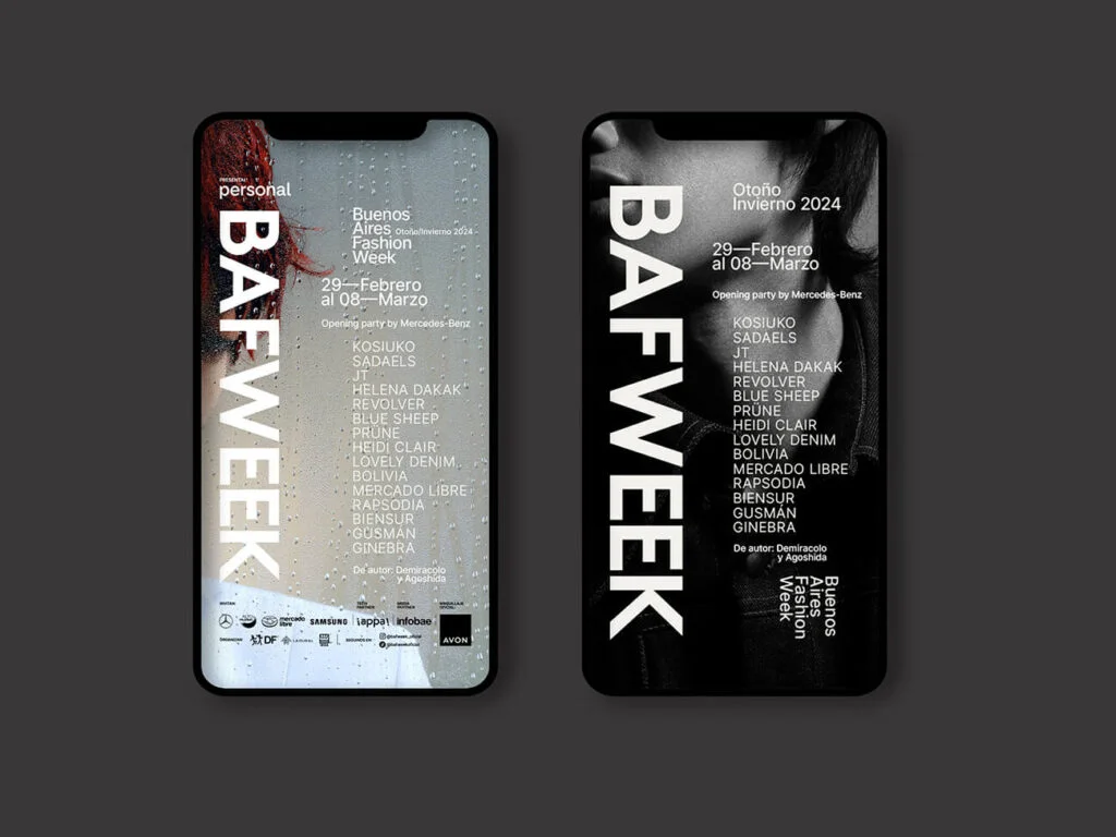 diseno identidad marca bafweek buenos aires, argentina