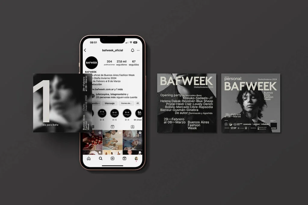 diseno identidad marca bafweek buenos aires, argentina
