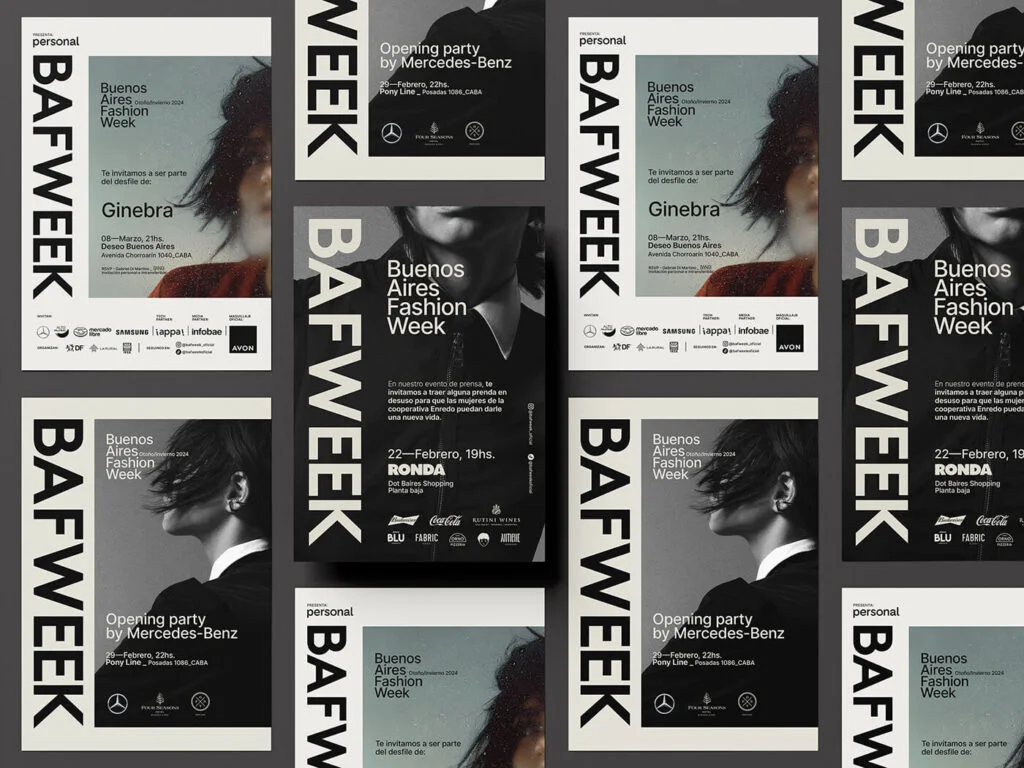 diseno identidad marca bafweek buenos aires, argentina